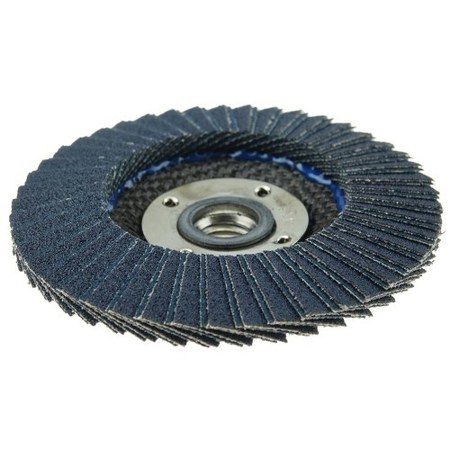 WEILER 4-1/2" Tiger X Flap Disc, Conical (TY29), 80Z, 5/8"-11 UNC 51207